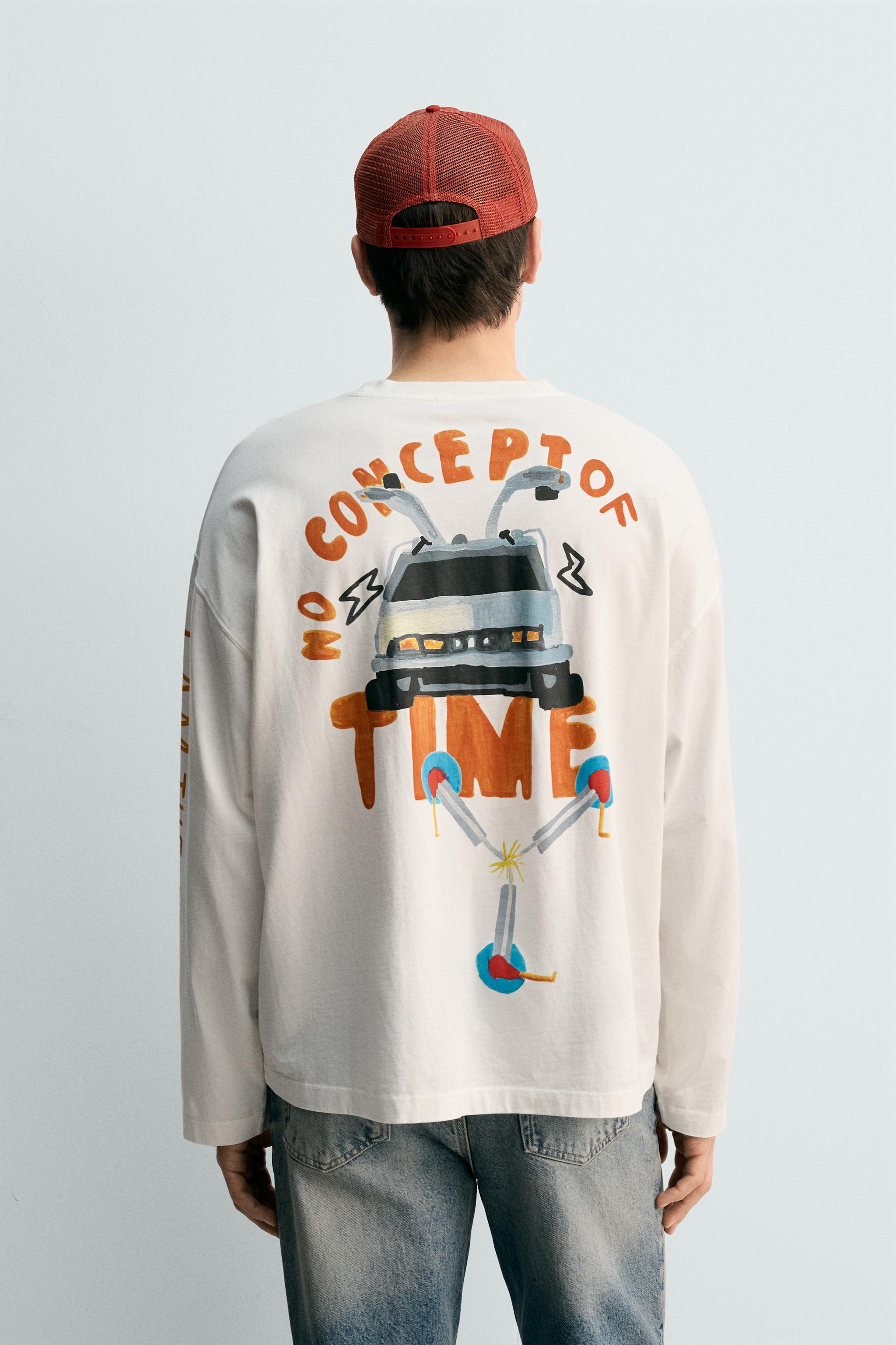T-SHIRT ILLUSTRATION BACK TO THE FUTURE© UCS LLC AND AMBLIN X DYLAN´S CLUB ZARA